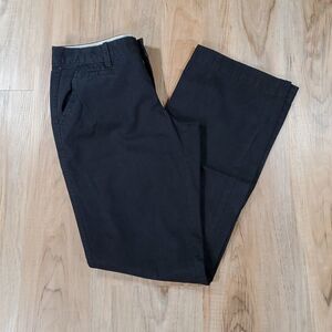 💜Old Navy Black Lowrise Favorite Khaki Bootcut Pants Size 4